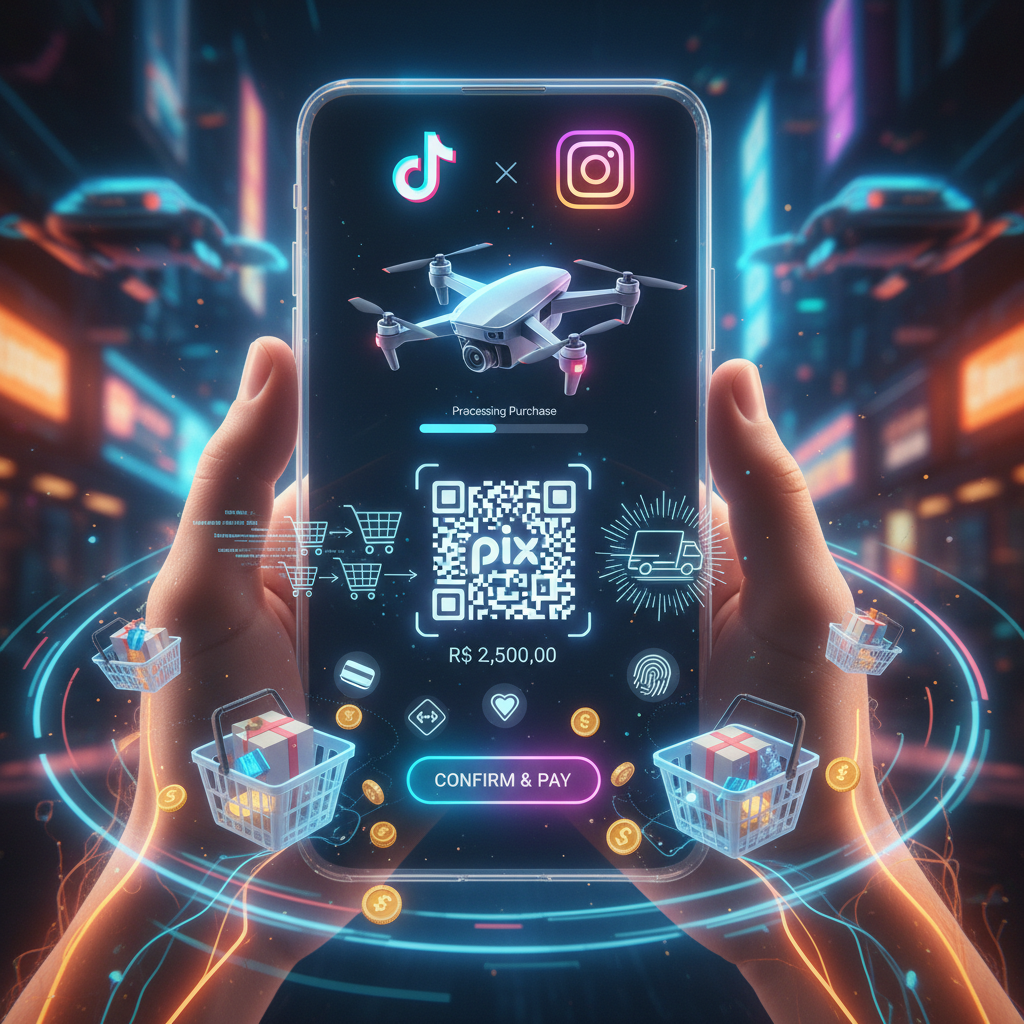 Revolução do 'Social Commerce' 3.0: TikTok Shop e Instagram Shopping Anunciam Integração Profunda com Ecossistemas de Pagamento Brasileiros