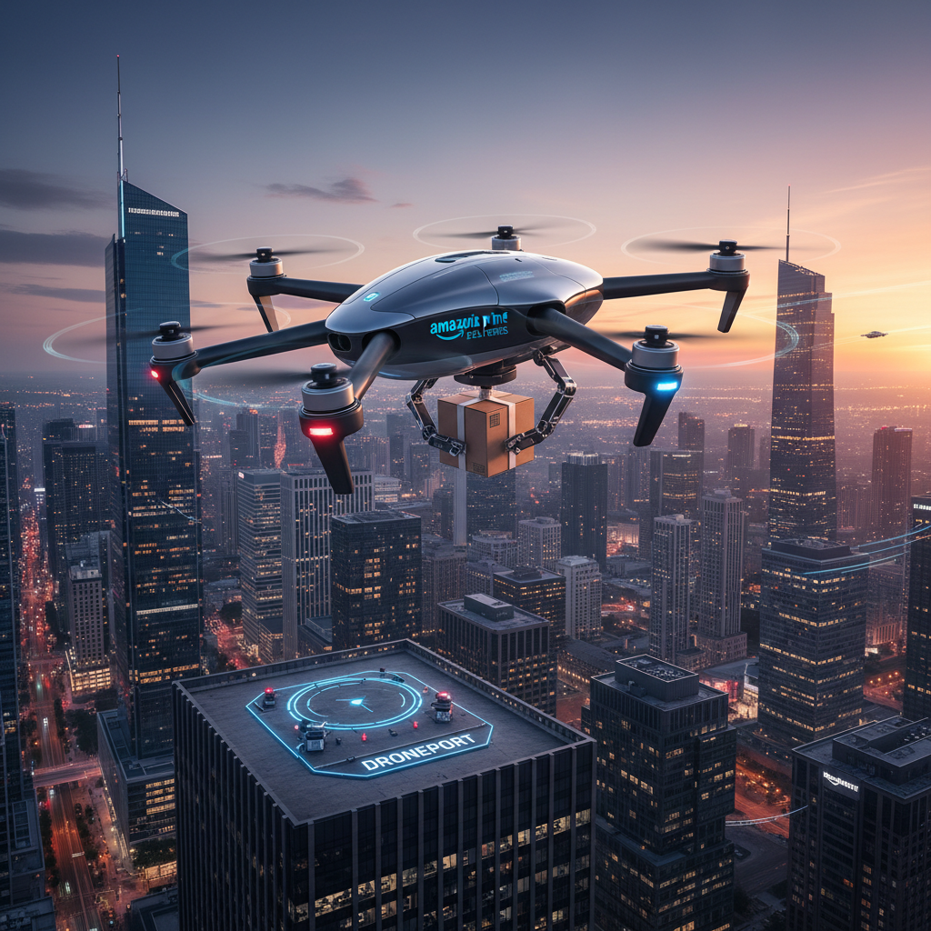 A Revolução da Entrega por Drones: Marketplaces Anunciam Lançamento de Rotas Comerciais em Grandes Centros Urbanos