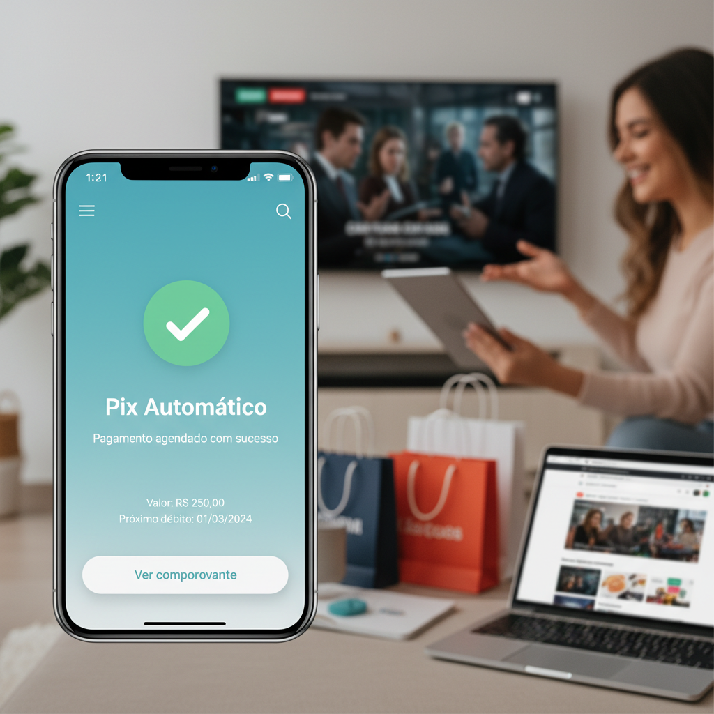 Pix Automático para Assinaturas e Recorrências: Nova Onda de Pagamentos Digitais Simplifica E-commerce