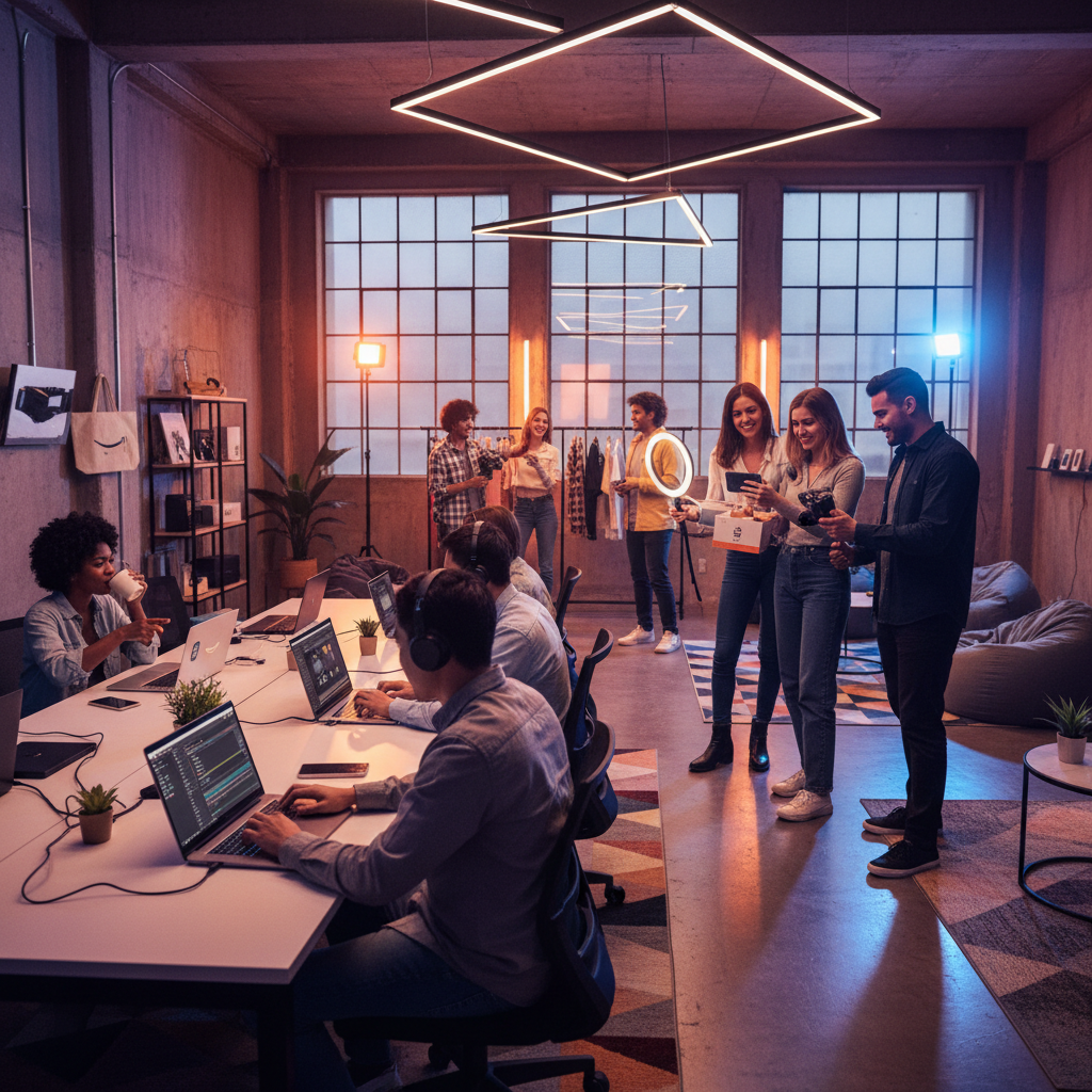 Shopee e Amazon Investem em 'Hubs de Conteúdo Local': Criadores de Vídeo e Influencers Impulsionam Vendas Regionais