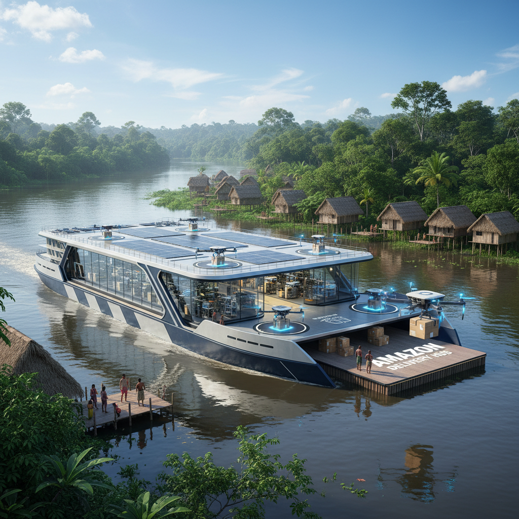 Mercado Livre Anuncia 'Last Mile Hubs Flutuantes' para Entregas na Amazônia e Litoral Brasileiro