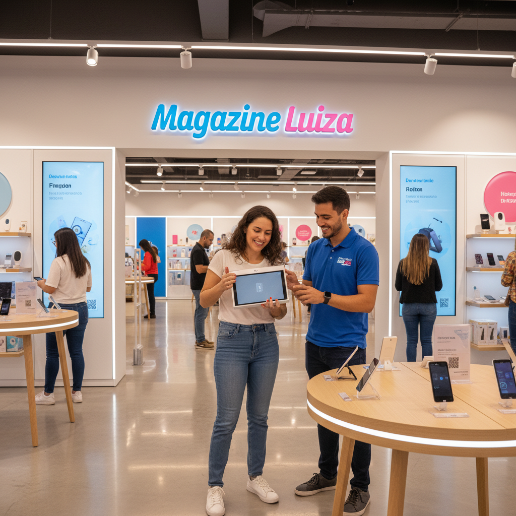 Magalu Expande 'Retira na Loja 2.0': Experiência Omnichannel com Teste de Produtos e Consultoria Especializada