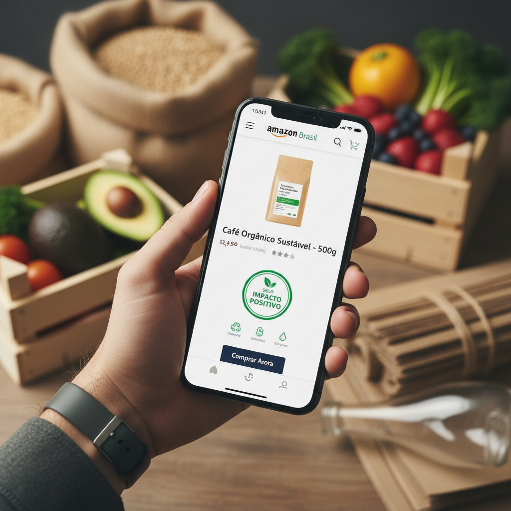 Amazon Brasil Lança 'Selo de Impacto Positivo': Consumidores Priorizam Produtos Sustentáveis e Sociais