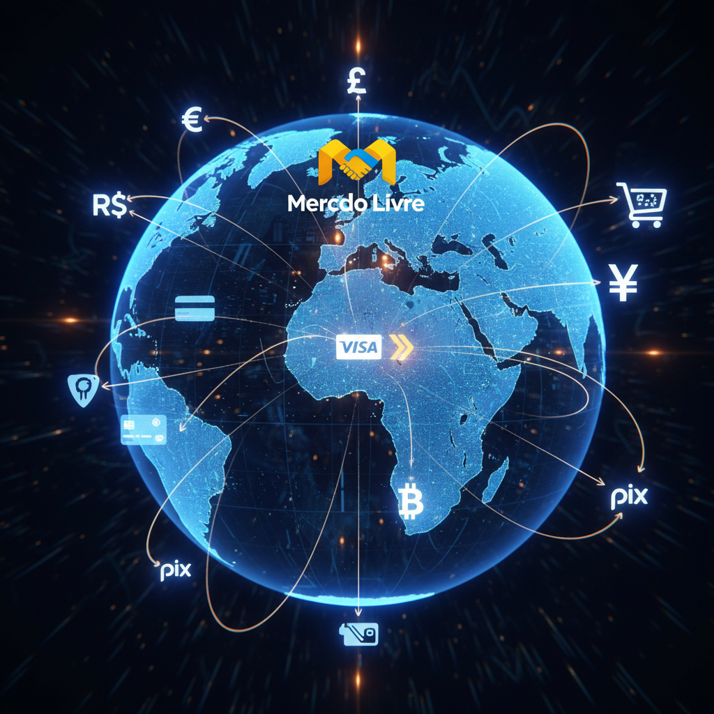 Mercado Livre Lança 'Meli Pay Global': Pagamento Instantâneo Cross-Border Revoluciona Compras Internacionais