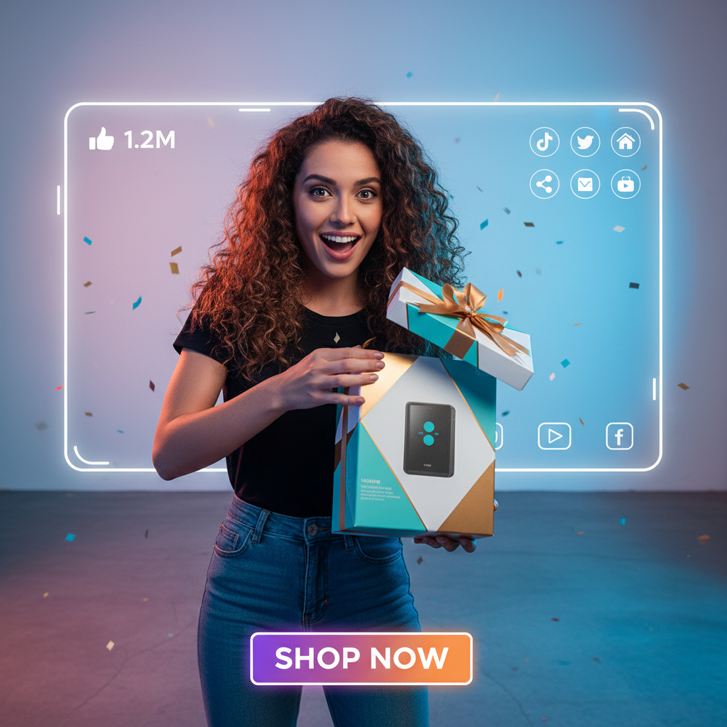 O Boom dos 'Unboxing Videos' Patrocinados: Influenciadores e Marketplaces Colaboram para Vendas Virais