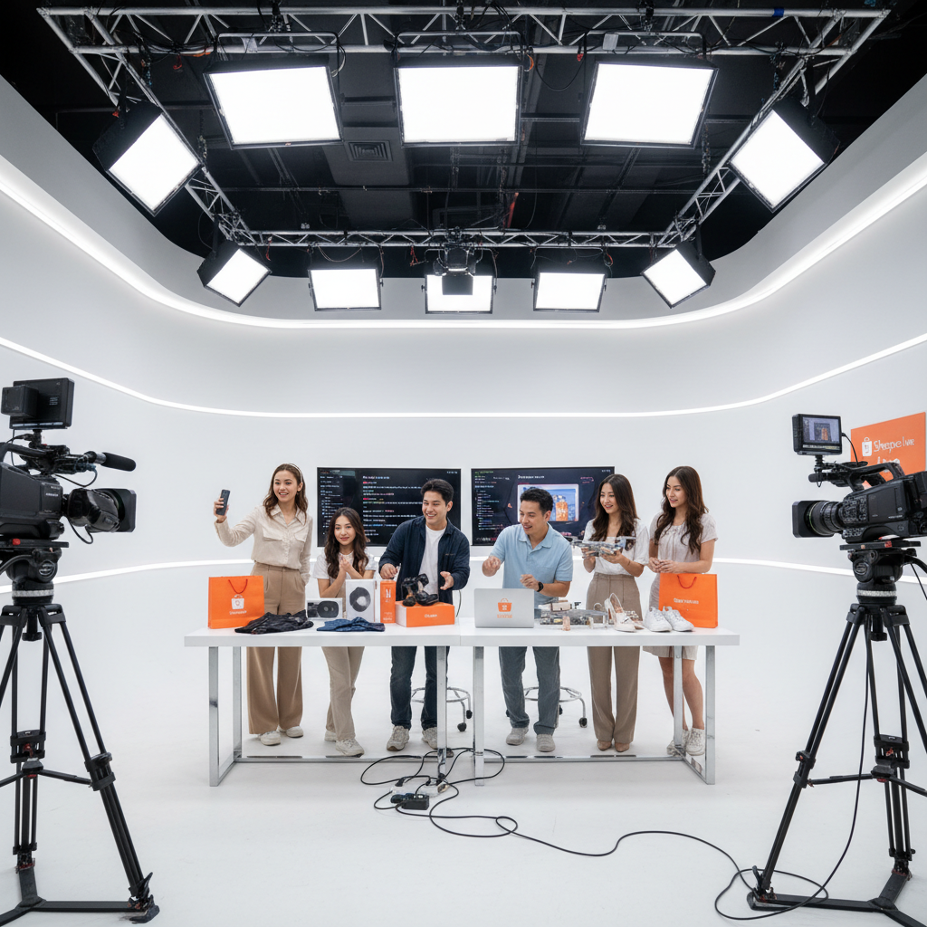 Shopee Investe em 'Social Commerce Hubs': Espaços Físicos para Criadores de Conteúdo e Vendedores Impulsionarem Vendas ao Vivo