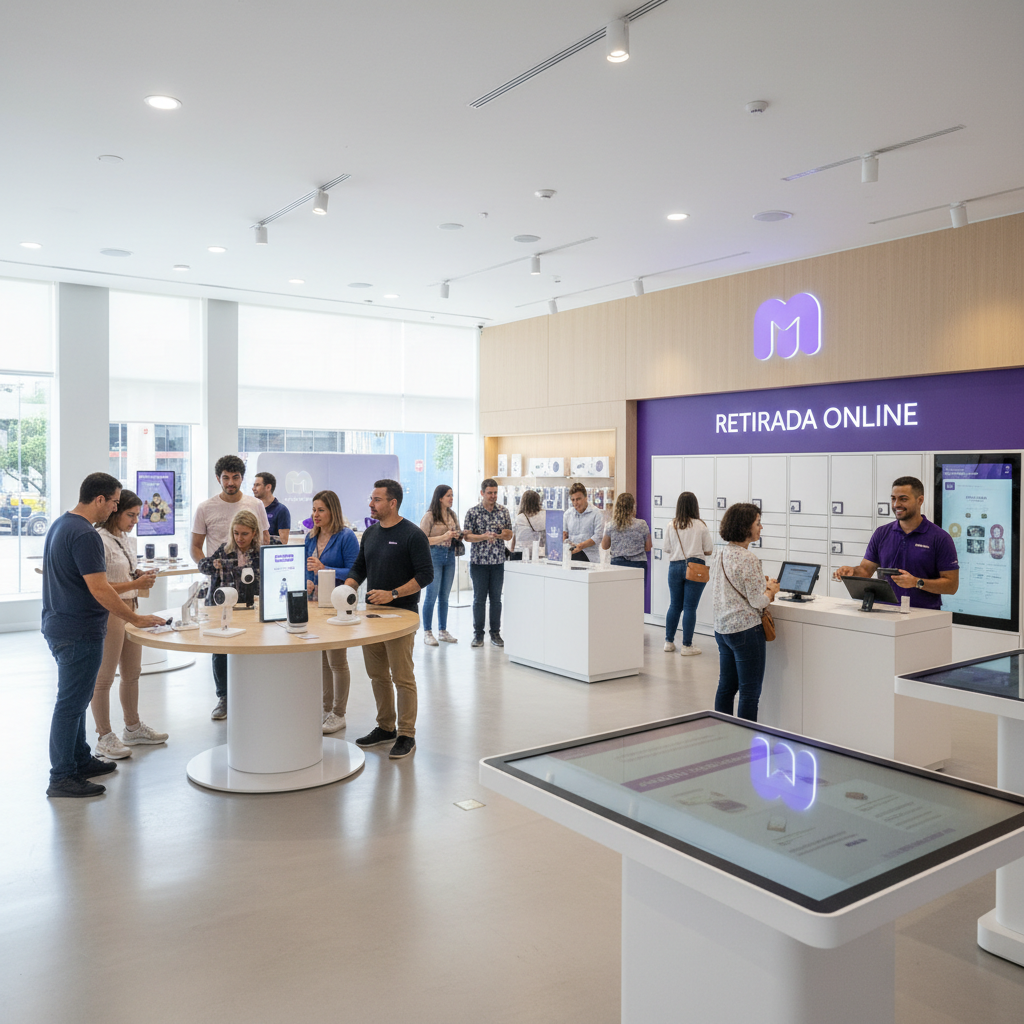 Varejo Físico e E-commerce: Magazine Luiza Anuncia Modelo Híbrido 'Hub de Experiências' para Lojas Físicas