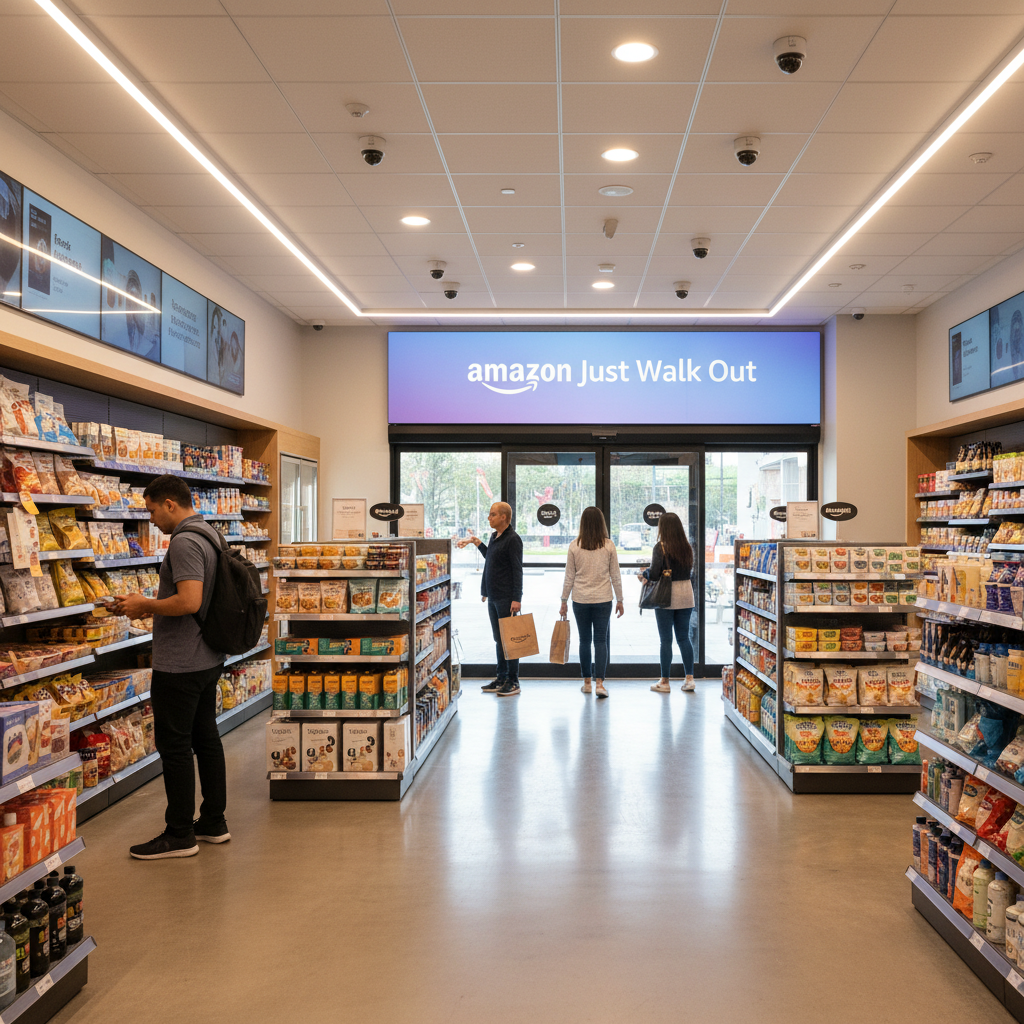 Amazon Lança 'Amazon Go Marketplace': Expansão do Modelo 'Just Walk Out' para Lojas Físicas de Pequenos Varejistas