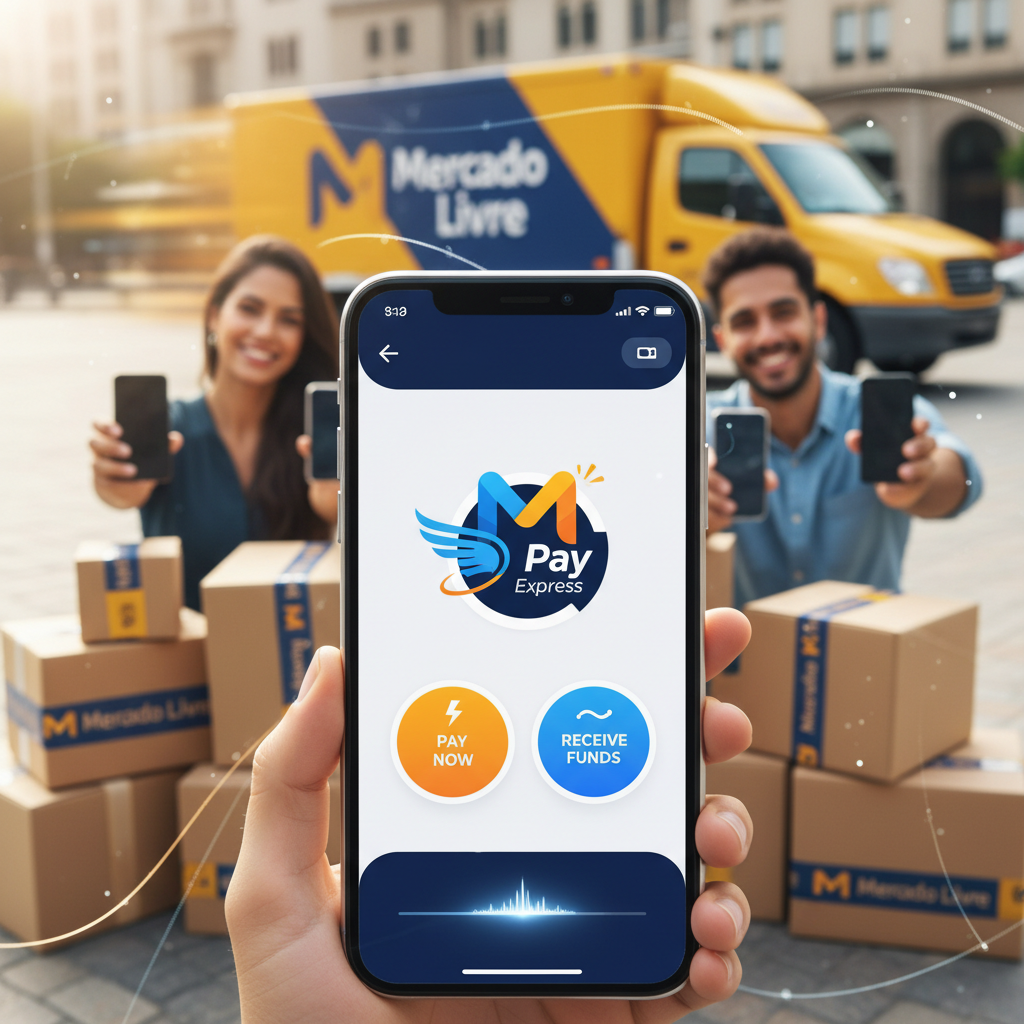 Mercado Livre Lança 'ML Pay Express': Pagamentos Instantâneos e Parcelamento Flexível para Vendedores de Pequeno Porte