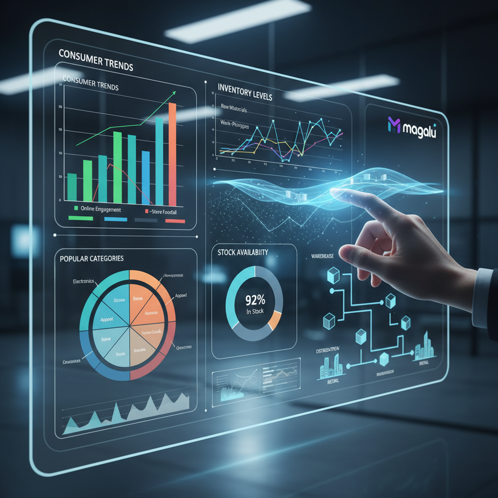 Inteligência Artificial Preditiva: Magalu Implementa Sistema Que Antecipa Tendências de Consumo e Previne Rupturas de Estoque