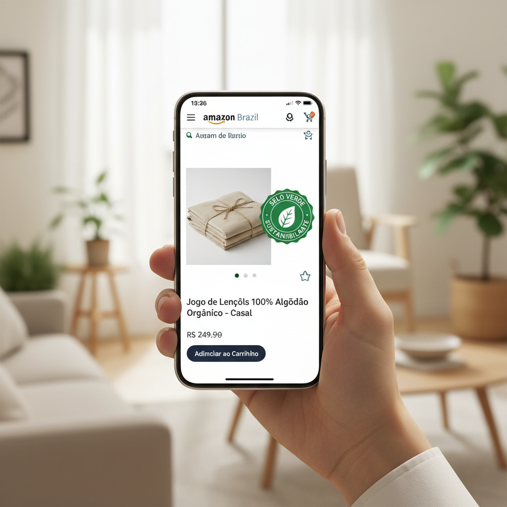 Amazon Brasil Lança 'Selo de Sustentabilidade Verde' para Produtos Eco-friendly, Impulsionando Consumo Consciente