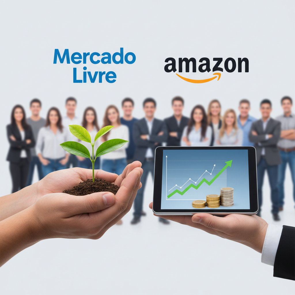 Mercado Livre e Amazon Lançam Fundos de Investimento para PMEs Vendedoras, Acelerando Crescimento e Inovação