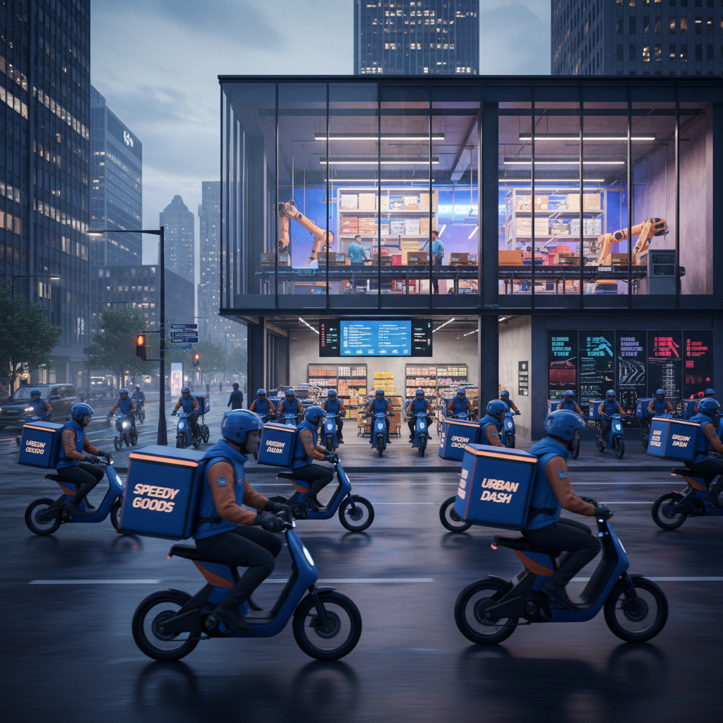 Crescimento Exponencial do 'Quick Commerce' Força Marketplaces a Reestruturar Logística Urbana para Entregas em 15 Minutos