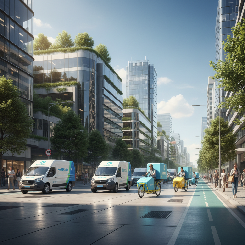 Marketplaces Lançam 'Last Mile Zero Carbon': Foco em Entregas Sustentáveis com Veículos Elétricos e Bicicletas em Grandes Cidades