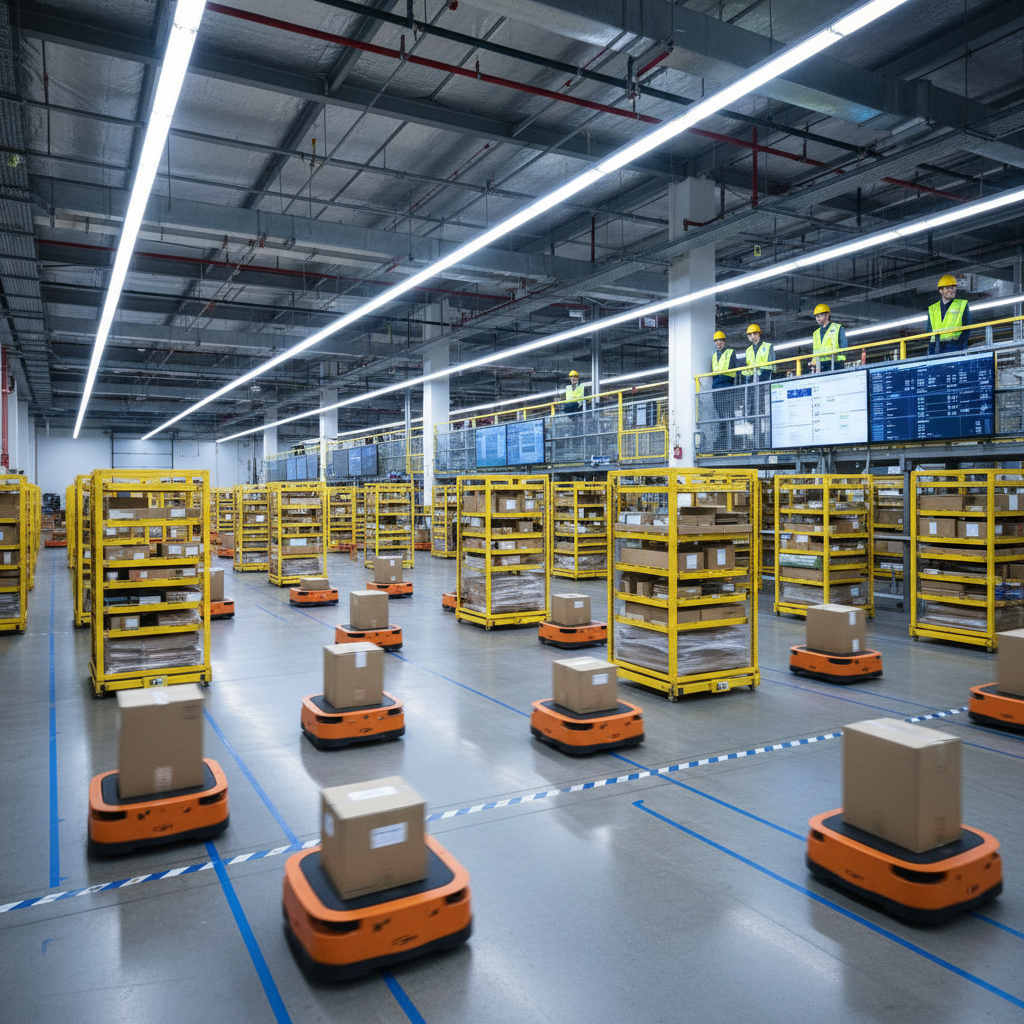 Amazon Brasil Anuncia Centros de Distribuição 100% Robóticos: A Revolução da Logística Autônoma Chega ao País