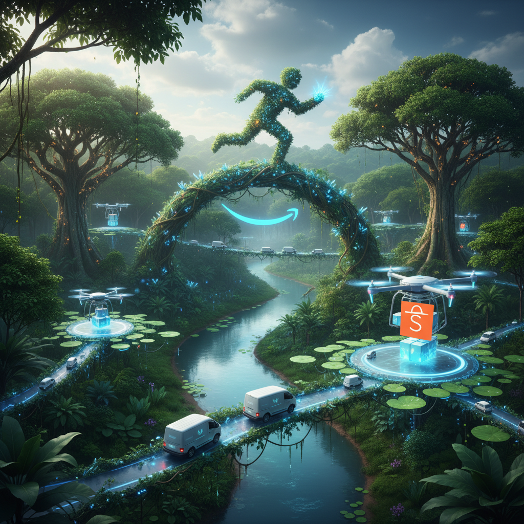 Amazon, Mercado Livre e Shopee Anunciam Investimento Conjunto em 'Corredores Logísticos Verdes' na Amazônia