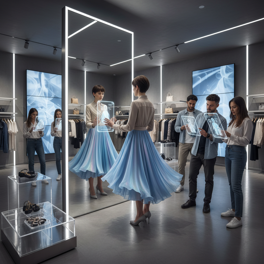 Realidade Aumentada e IA: Lojas Físicas do Futuro Viram 'Showrooms Inteligentes' para E-commerce