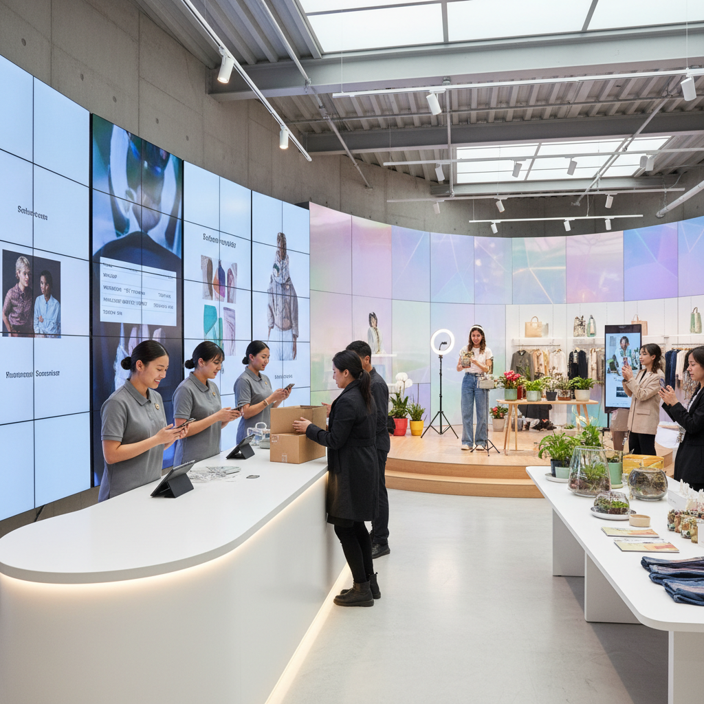 Marketplaces Investem em 'Experiências Híbridas': Lojas Físicas Viram Hubs de Conteúdo e Retirada Expressa