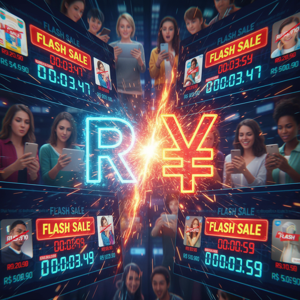 Guerra de Preços no E-commerce: Marketplaces Asiáticos Intensificam Pressão com 'Ofertas Relâmpago' Diárias