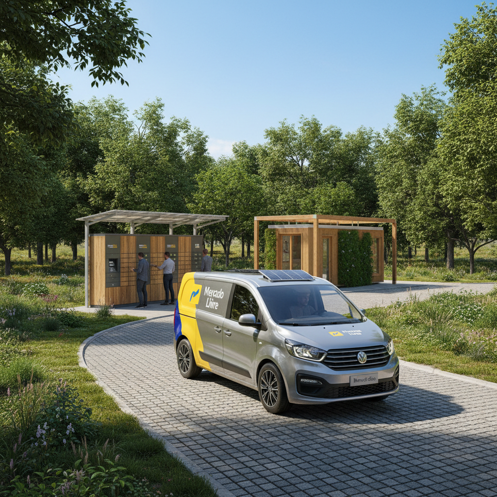 Mercado Livre Anuncia 'Eco-Entrega' Nacional com Frota Híbrida e Pontos de Coleta Urbanos