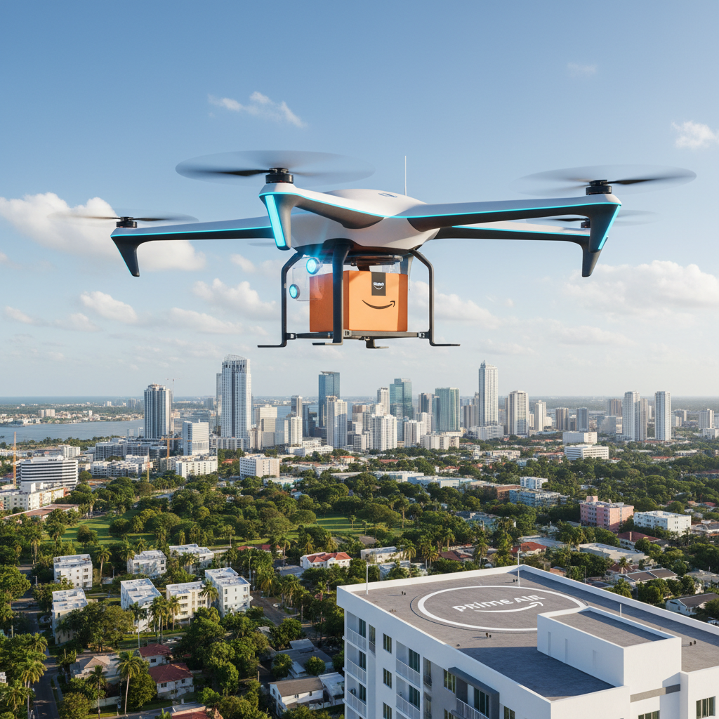 Amazon Brasil Anuncia 'Amazon Prime Air': Drones Começam a Entregar Encomendas em Cidades Selecionadas