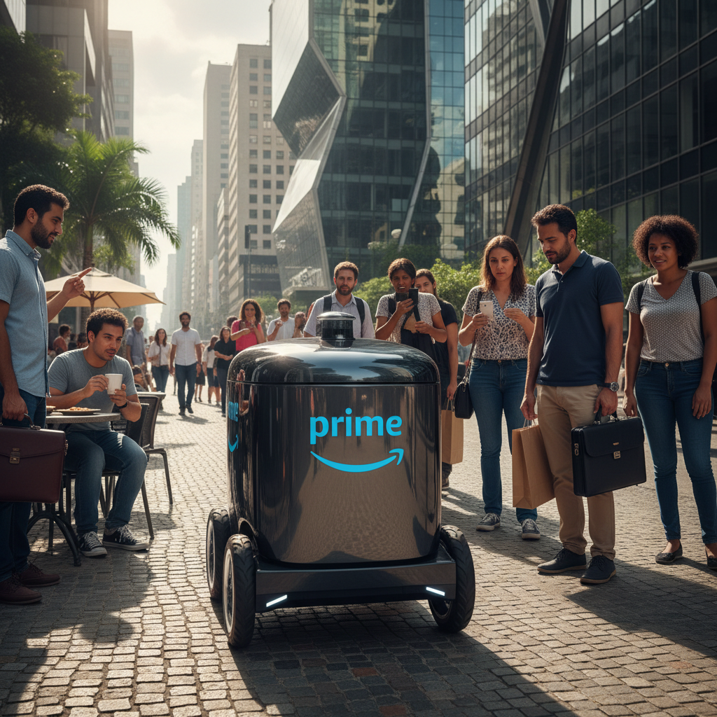 Amazon Brasil Lança 'Prime Robotics': Entrega Autônoma em Áreas Urbanas Selecionadas
