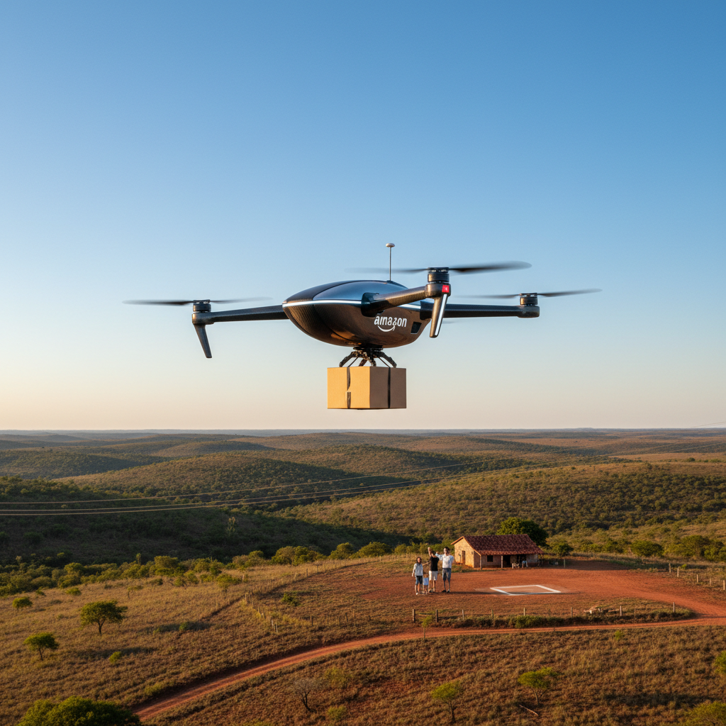 Marketplaces Brasileiros Testam 'Entrega por Drones Autônomos' em Zonas Rurais Isoladas