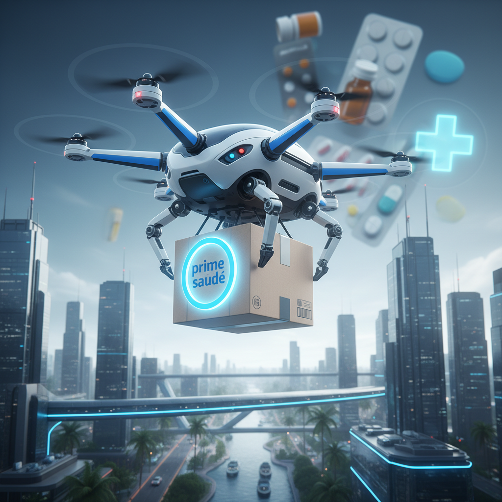 Amazon Brasil Lança 'Prime Saúde': Entrega de Medicamentos e Produtos Farmacêuticos em 2 Horas Vira Tendência