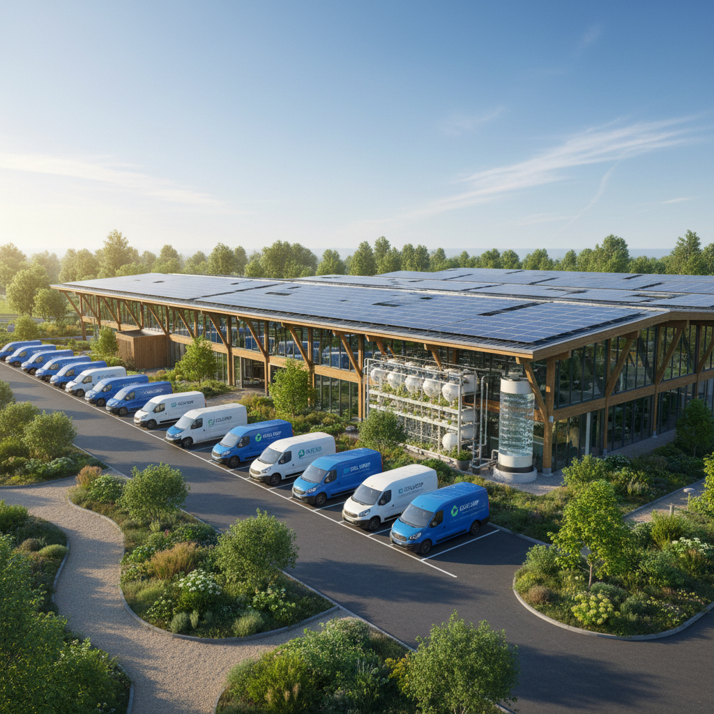 Crise Hídrica Acelera 'Logística Verde': Marketplaces Investem em Frota 100% Elétrica e Hubs de Reuso de Água