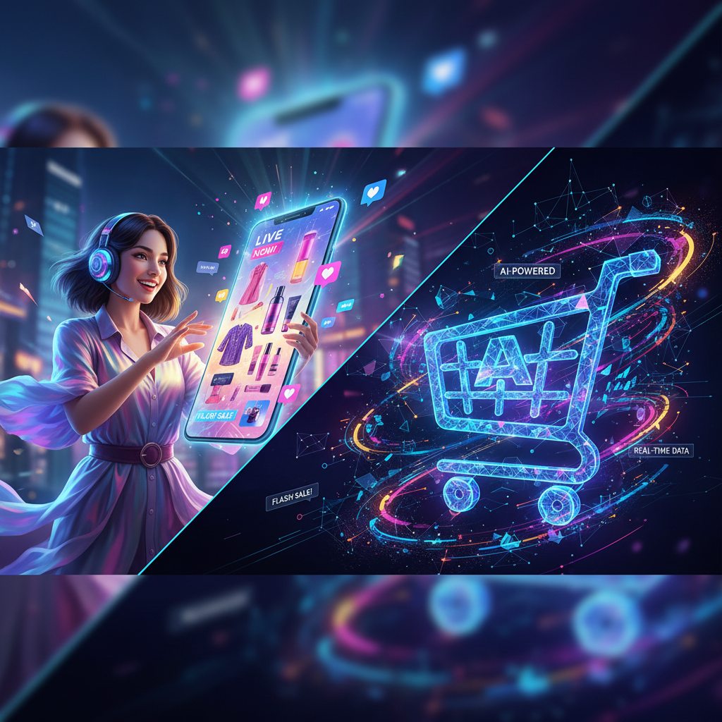 Ascensão do 'Live Commerce 2.0': Marketplaces Integram IA para Interações Hiper-Personalizadas e Vendas em Tempo Real