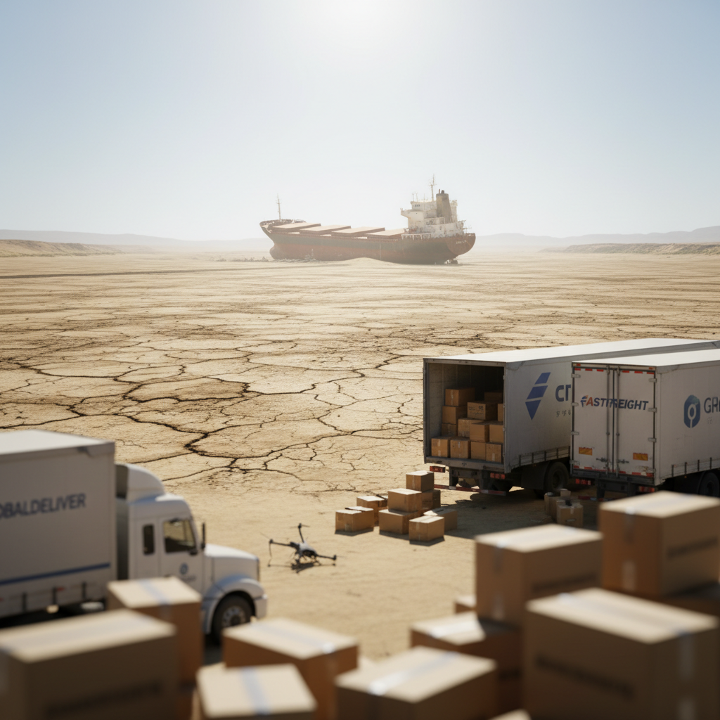 Crise Hídrica Atinge Logística do E-commerce: Restrições de Navegação em Rios Impactam Entregas no Norte e Centro-Oeste