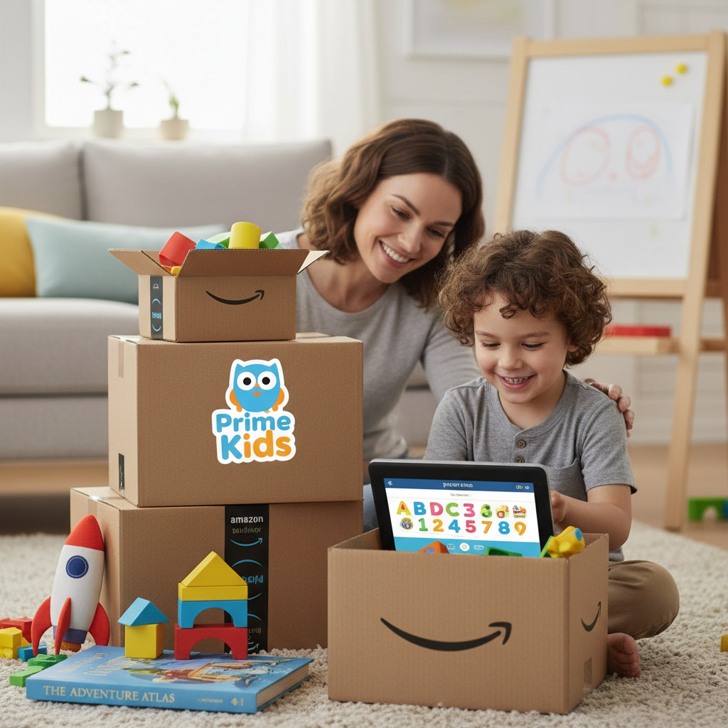 Amazon Brasil Lança 'Prime Kids': Assinatura Focada em Conteúdo Educativo e Produtos Infantis com Entrega Super-Rápida