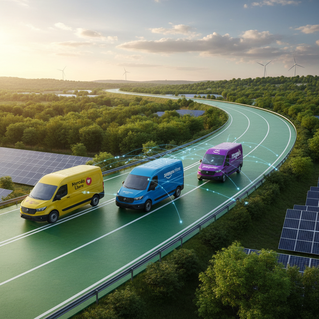 Gigantes do E-commerce Unem Forças em 'Logística Verde Compartilhada' para Reduzir Emissões no Brasil