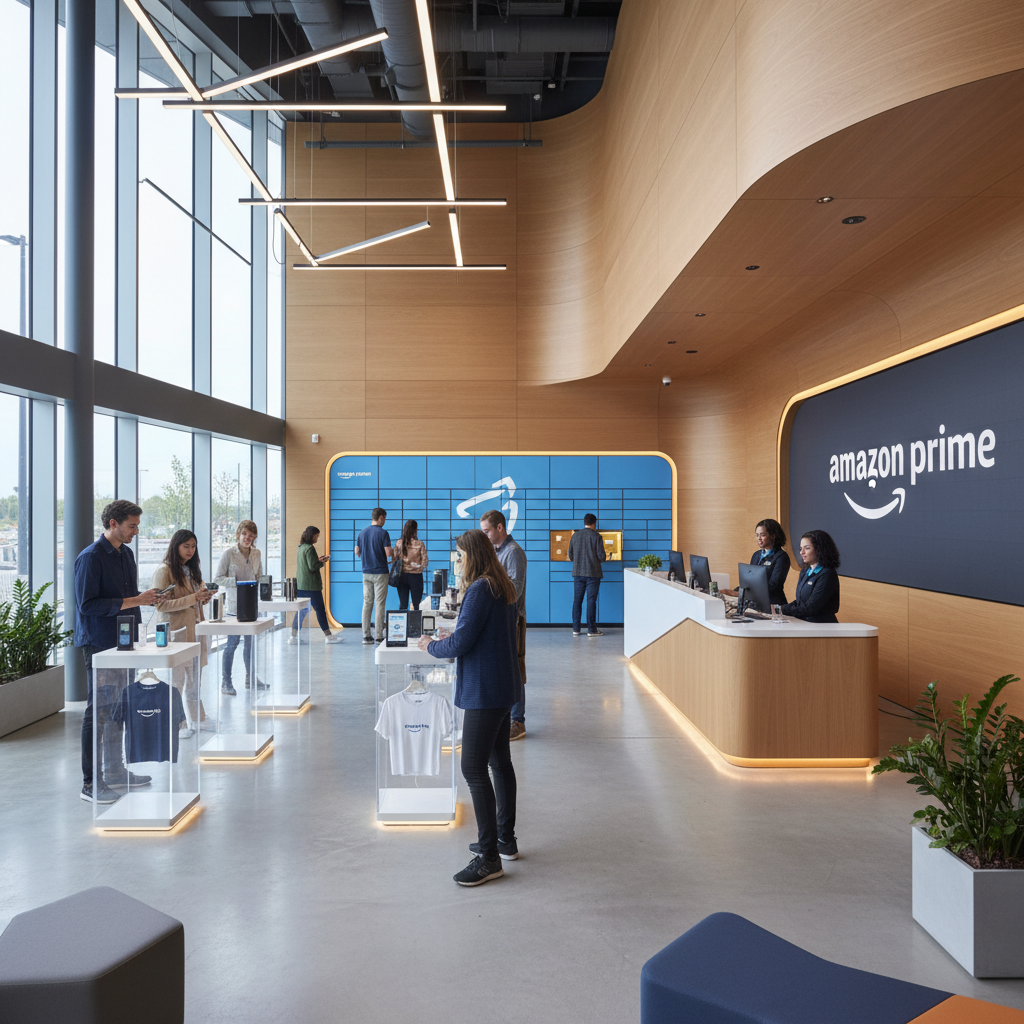 Amazon Brasil Anuncia 'Prime Experience Centers': Lojas Físicas Interativas para Retirada e Teste de Produtos
