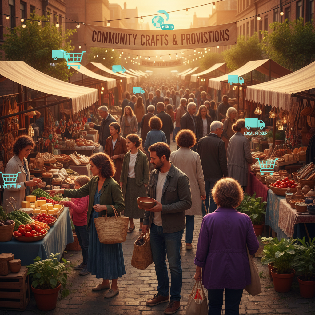 A Ascensão do 'E-commerce de Bairro': Plataformas Locais Conectam Pequenos Comércios a Consumidores Próximos