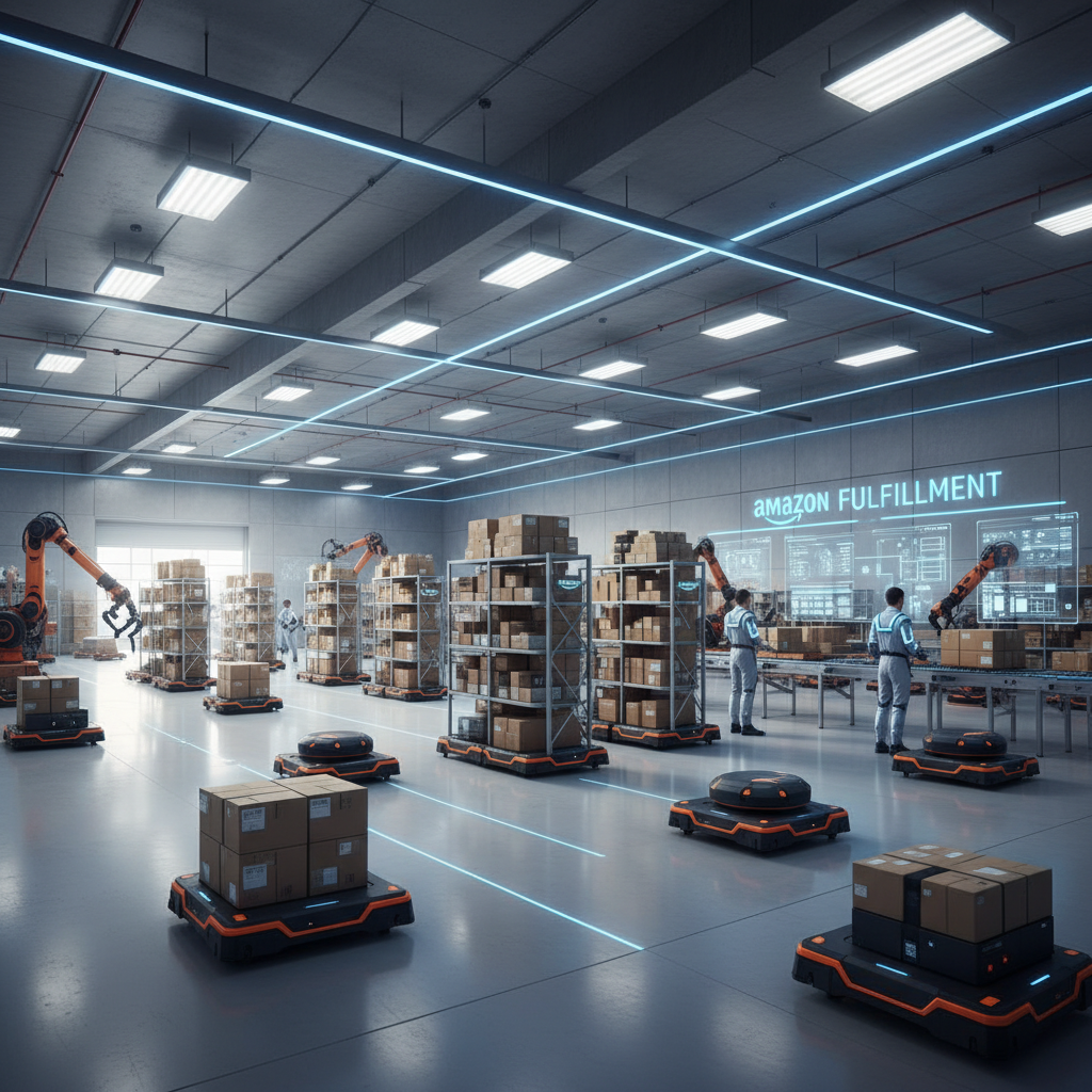 Amazon Brasil Lança 'Prime Robotics': Centro de Distribuição Totalmente Automatizado no Sudeste