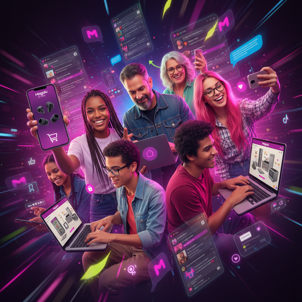 Magazine Luiza Lança 'Magalu Creator Hub': Plataforma de Social Commerce para Micro-Influenciadores Vira Febre