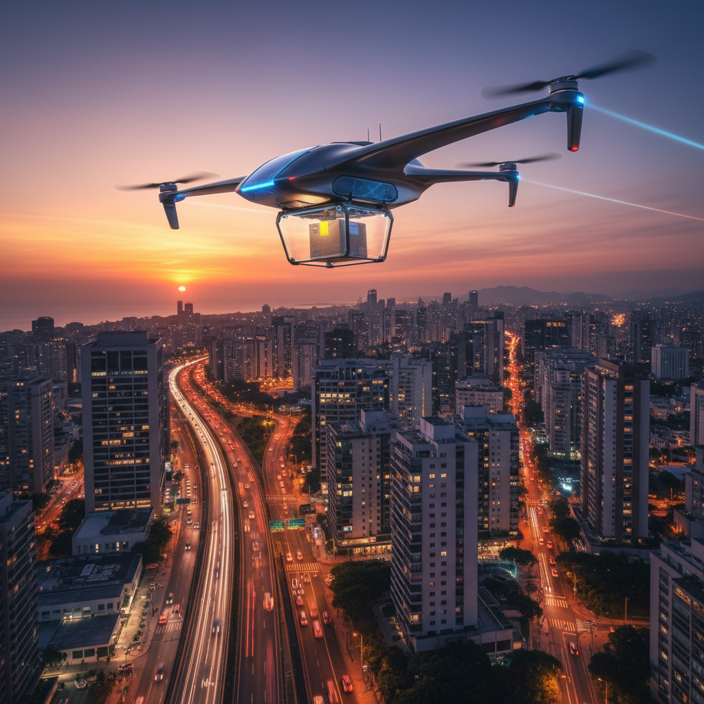 Revolução no 'Last Mile': Marketplaces Testam Entregas com Drones Autônomos em Áreas Urbanas Brasileiras