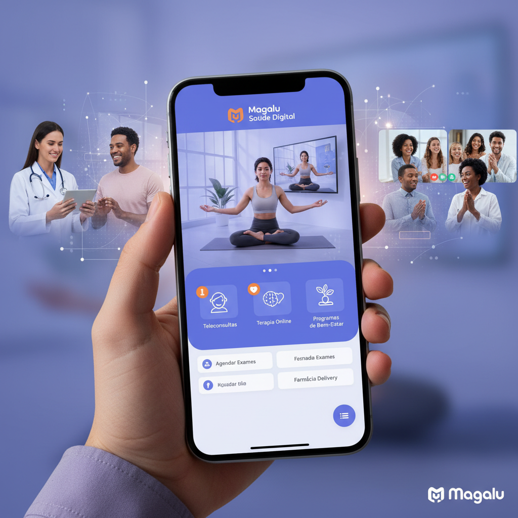 Magalu Lança 'Magalu Saúde Digital': Marketplace de Serviços de Telemedicina e Bem-Estar