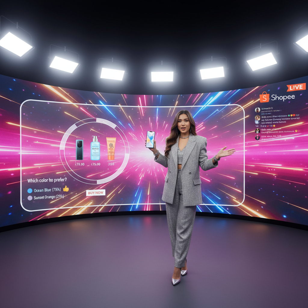 Shopee Lança 'Shopee Live Commerce Pro': Ferramenta Avançada para Vendedores Profissionais e Marcas