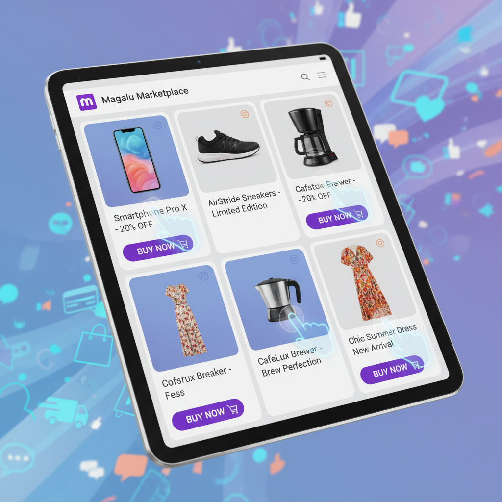 Magazine Luiza Lança 'Magalu Marketplace Social': Integração Direta com Redes Sociais para Vendas Instantâneas