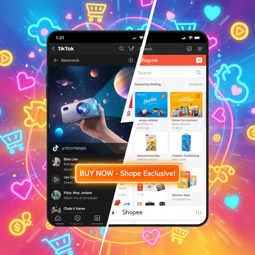 Shopee e TikTok Anunciam Integração Profunda para 'Shop-tainment': Nova Era do Social Commerce no Brasil