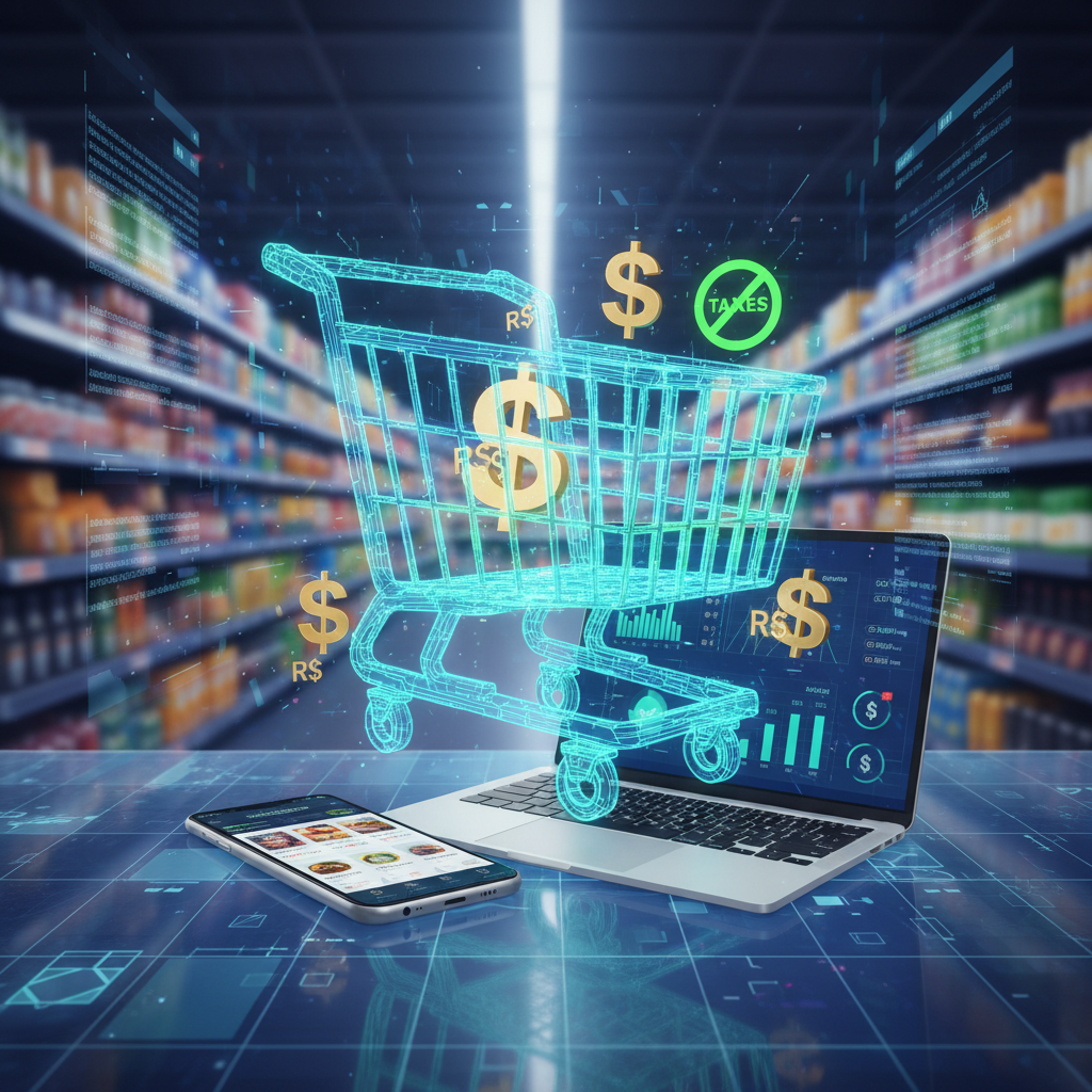 Reforma da Cesta Básica Digital: Governo Propõe Isenção de Impostos para Produtos Essenciais Vendidos Online, Aquecendo o Debate sobre Acessibilidade e Inflação