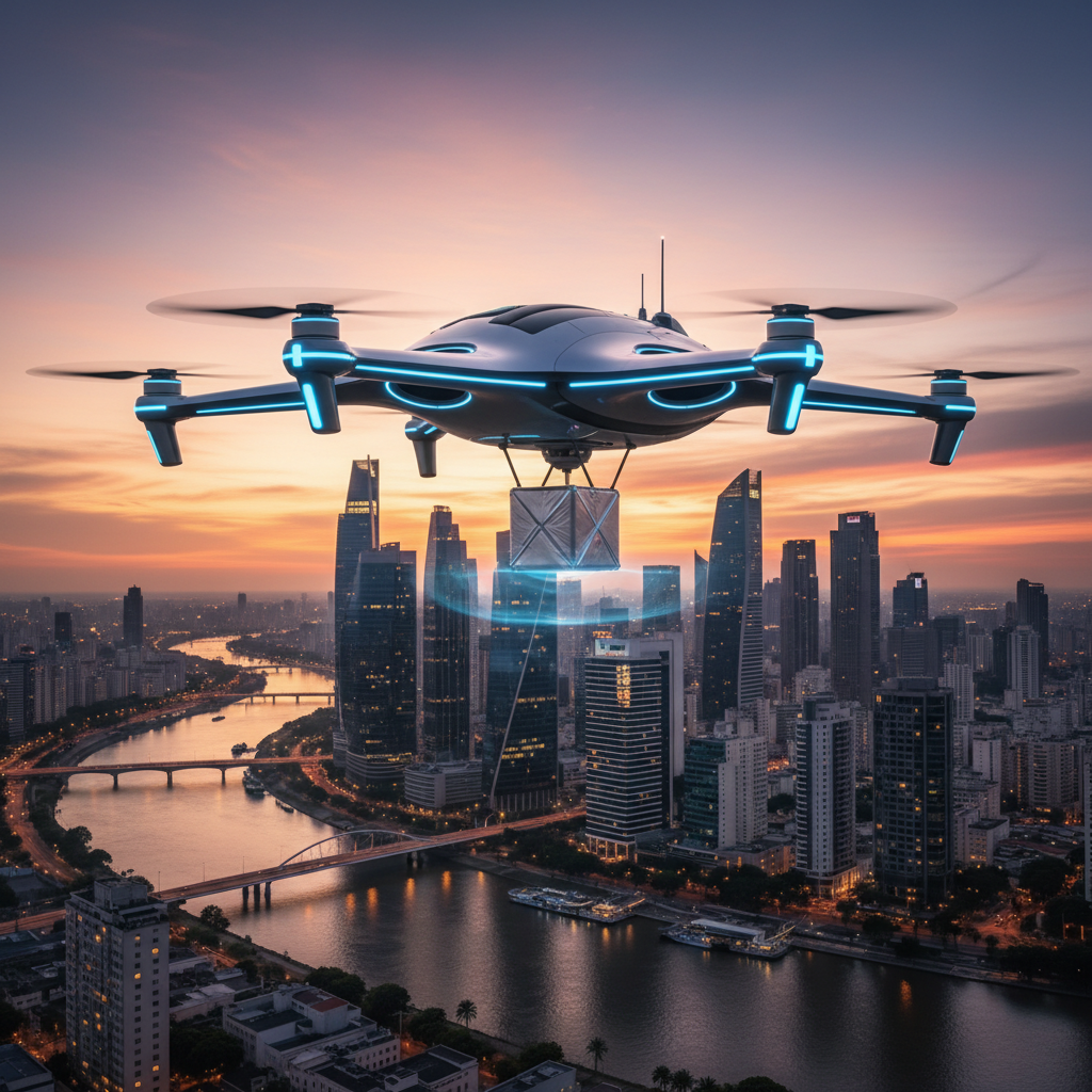 Revolução Logística: Drones Autônomos Iniciam Entregas Urbanas em Teste Piloto no Brasil