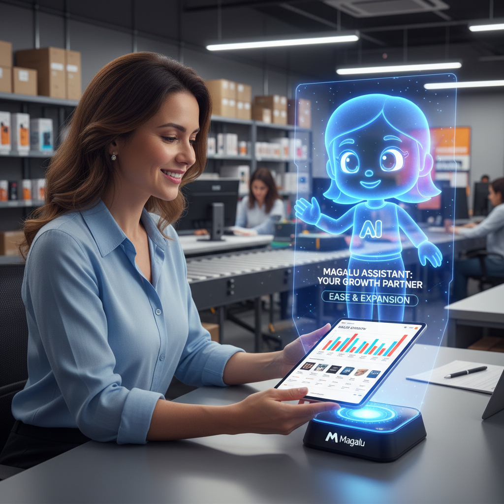 Magalu Lança 'Magalu IA Mentor': Assistente Virtual para Pequenos Varejistas Otimizarem Vendas e Logística no Marketplace