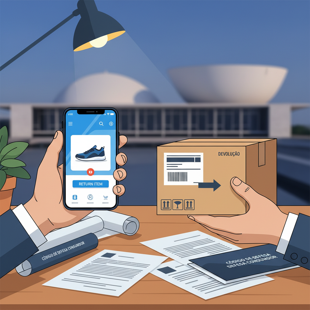 PL do 'Direito ao Arrependimento Digital': Governo Propõe Prazo Estendido e Logística Reversa Simplificada para Compras Online