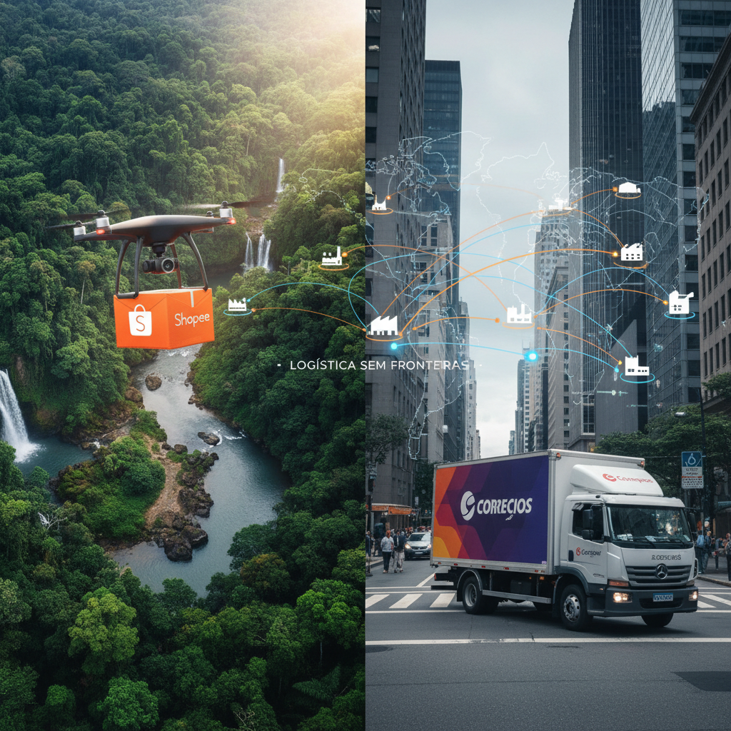 Shopee e Correios Anunciam 'Logística Integrada 360': Nova Parceria Otimiza Entregas em Áreas Remotas e Reduz Prazos em Capitais