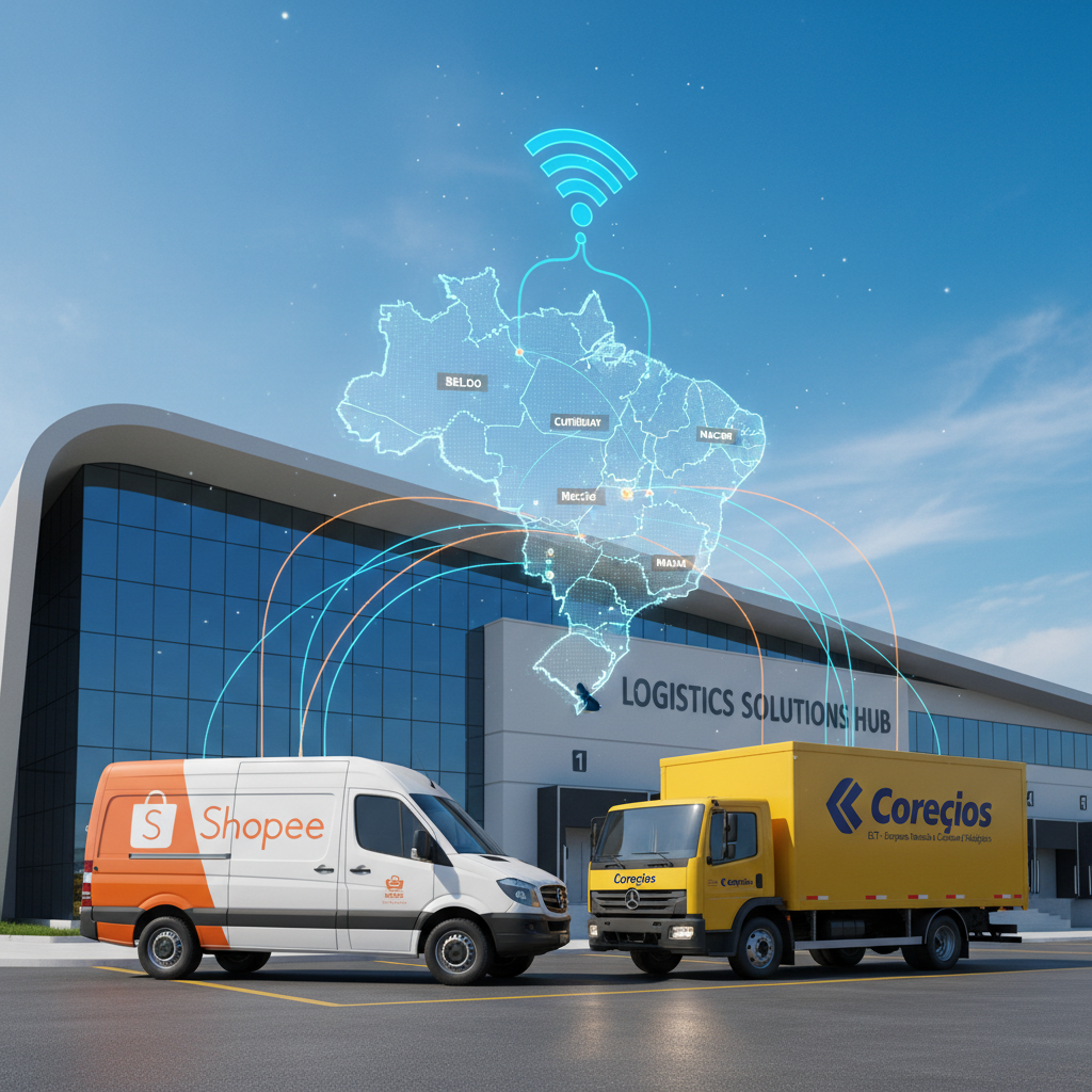 Shopee e Correios Lançam 'Logística Compartilhada': Hubs Inteligentes para Otimizar Entregas em Cidades Médias