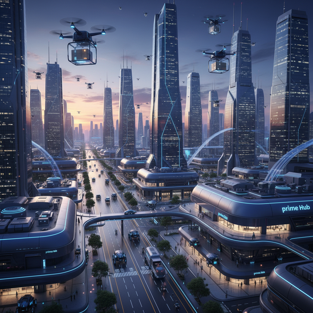 Amazon Brasil Lança 'Prime Hubs': Centros de Distribuição Urbanos com Entrega por Drones e Robôs para Última Milha