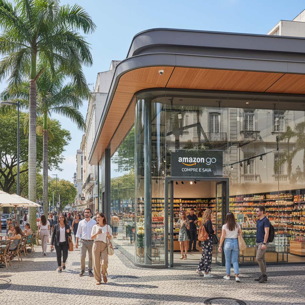 Amazon Brasil Anuncia 'Amazon Go Store' em São Paulo: A Revolução do Varejo Físico Sem Caixas Chega ao País